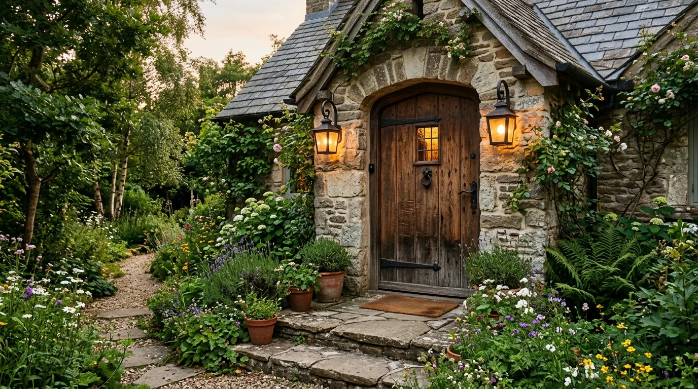 Small narrow entrance with slim console, wall hooks, mirror, and tidy vertical storage.